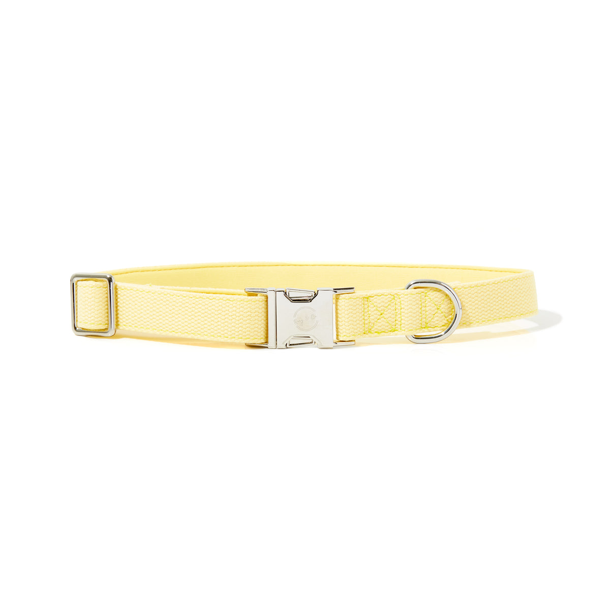 Pastel yellow shop dog collar